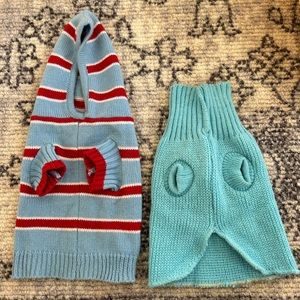 Pet sweater bundle of 2